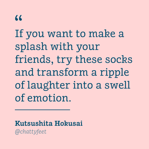 Gifts for Artists - Hokusai Socks