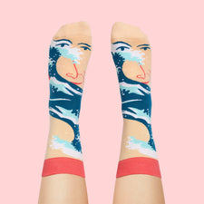 Great Wave Socks by ChattyFeet