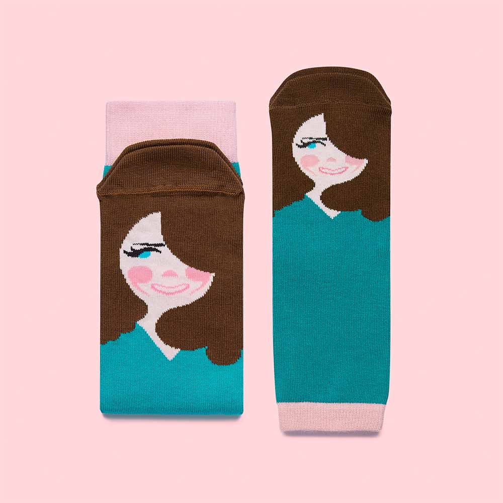 Funny Socks - ChattyFeet - Duchess Kate Middletoe Design