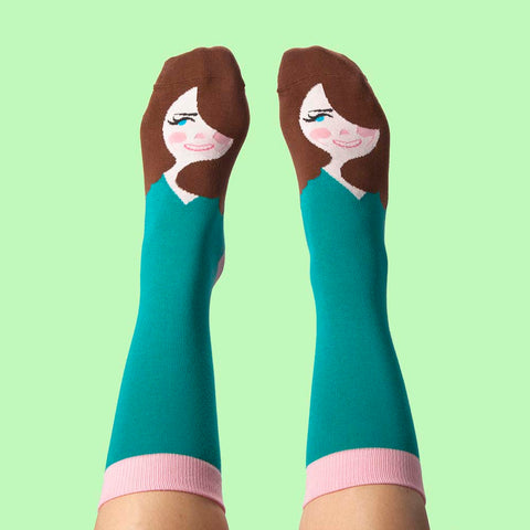 Duchess Kate Socks -ChattyFeet - British Gifts